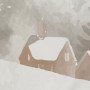 Vianočné posteľné obliečky z bavlneného saténu Inverno